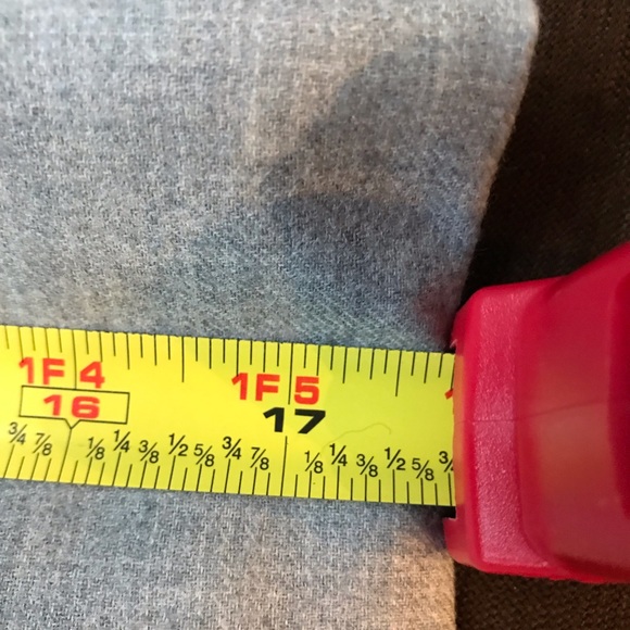 J Crew Gray Wool Scallop Waist Skirt Zipper In The Back  Sz 12 - Picture 7 of 8